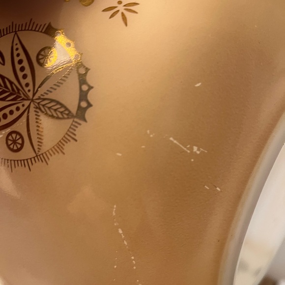 Vintage Pyrex gold Hex Signs 4 quart Mixing Bowl 404 1958 promotional item - Picture 7 of 7